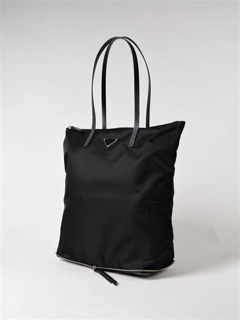 nylon prada tas|Prada nylon shopper tote.